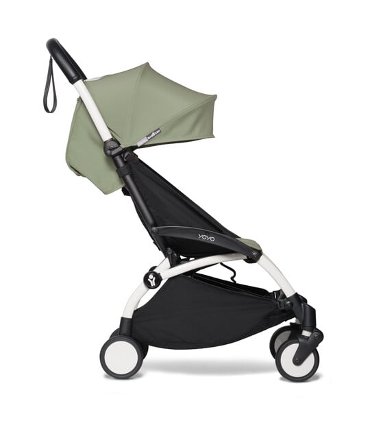 Babyzen YOYO2 Stroller White Frame with Olive 6+ Color Pack image number 2